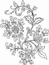 Coloring Pages Flower Flowers Printable Adult Adults Abstract Patterns Wood Print Burning Simple Vine Color Kids Embroidery Designs Printables Colouring sketch template