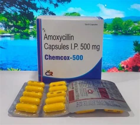 Chemcox Amoxicillin Capsule 500 Mg Chemross Lifesciences Private