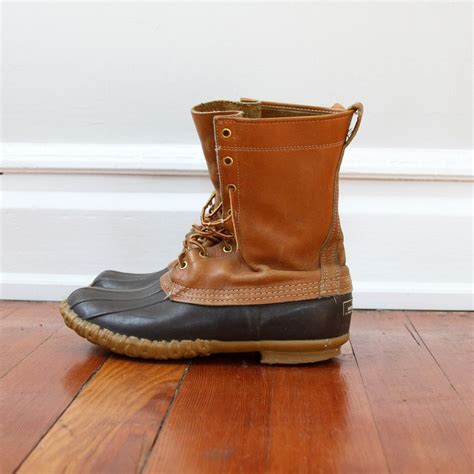 vintage mens ll bean duck boots size mens