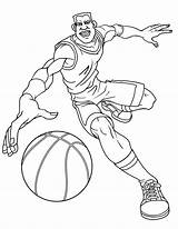Coloring Basketball Pages Adults Popular Kids sketch template