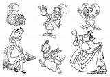 Alice Wonderland Coloring Pages Disney Characters Caterpillar Colouring Drawing Printable Book Color Drawings Clipart Alicia Maravillas Las El Pais Colorings sketch template