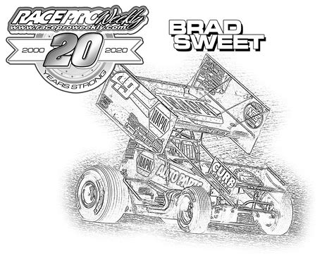 fan zone coloring pages race pro weekly