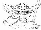 Yoda Coloring Pages Wars Star Colouring Kids Color Bestcoloringpagesforkids Choose Board sketch template