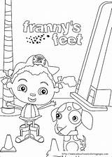 Feet Franny Pages Coloring Frannys Handcraftguide Zip sketch template