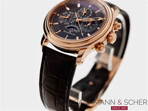 blancpain leman perpetual calendar chronograph moon phase ref