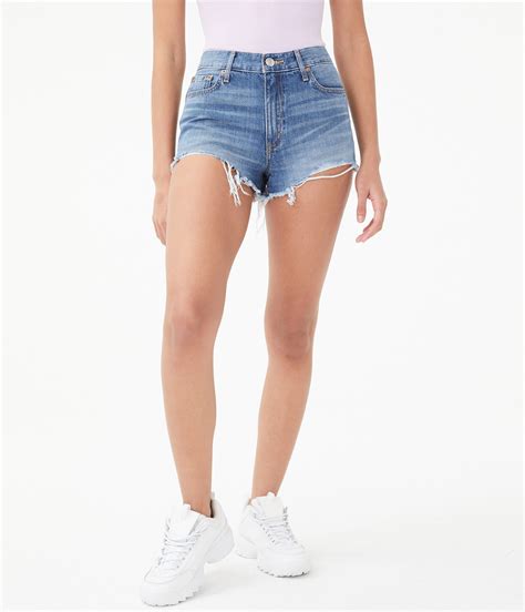 Real Denim High Waisted Shorty Shorts