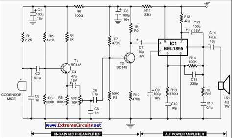 audio equalizer circuit schematic