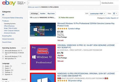 windows  licenca za kn na ebayu  cemu se radi pc chip