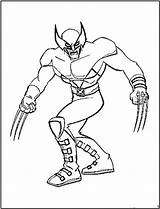 Wolverine Coloring Superheroes Pages Kb sketch template