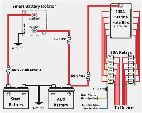 marine  battery switch wiring diagram