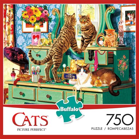 Buffalo Games Cats Series Picture Purrfect 750 Piece Jigsaw