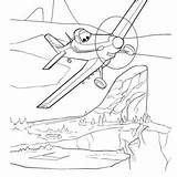 Planes Dusty Coloring Disney Flying Ripslinger Surpass Mountain Race Over sketch template