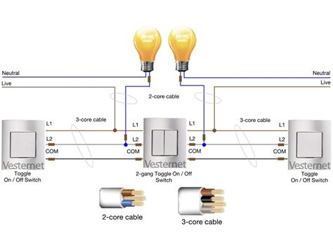 wiring diagram  house lighting circuit