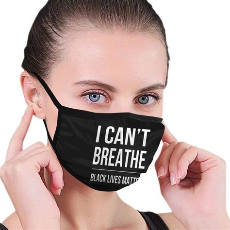 i can t breathe face mask reusable breathable mouth mask