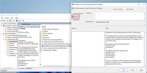 How To Disable Control Panel And Settings In Windows 11 2 Ways