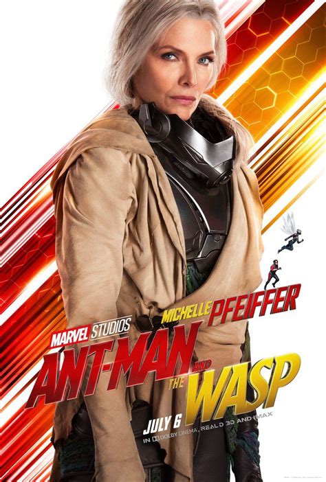 Ant Man And The Wasp Posters Reveal Michelle Pfeiffer S Janet Van Dyne
