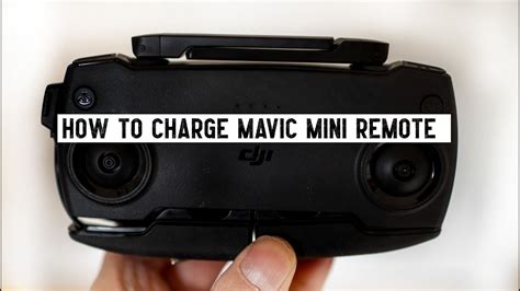 charge dji mavic mini remote controller youtube