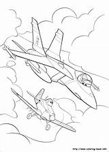 Planes Coloring Pages Dusty Getcolorings sketch template