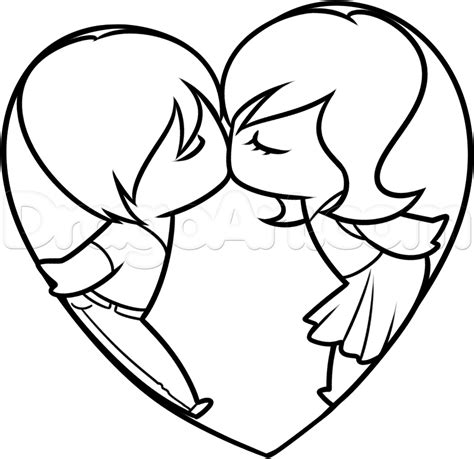 How To Draw Chibi Kissing Step By Step Chibis Draw