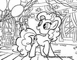 Pinkie Pie Compleanno Cowboy Acolore Gamesmylittlepony sketch template