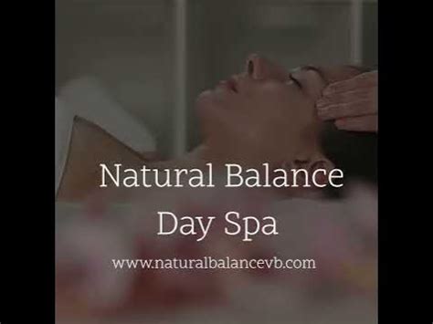 natural balance day spa youtube