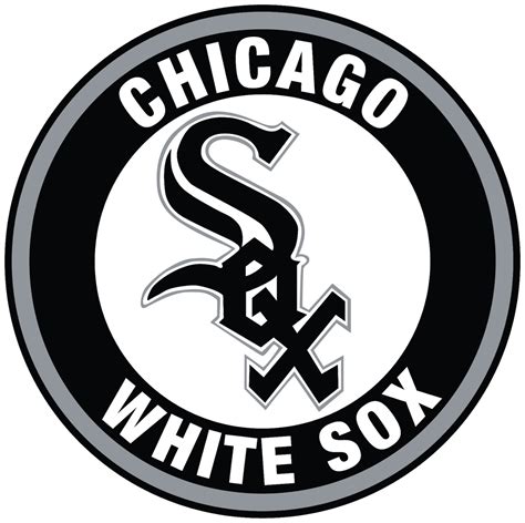 chicago white sox circle logo vinyl decal sticker  etsy