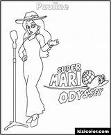 Coloring Mario Odyssey Pages Super Comments sketch template