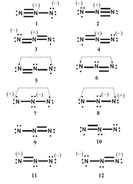 figure 2 from valence bond structures for the n3 anion the n3 radical