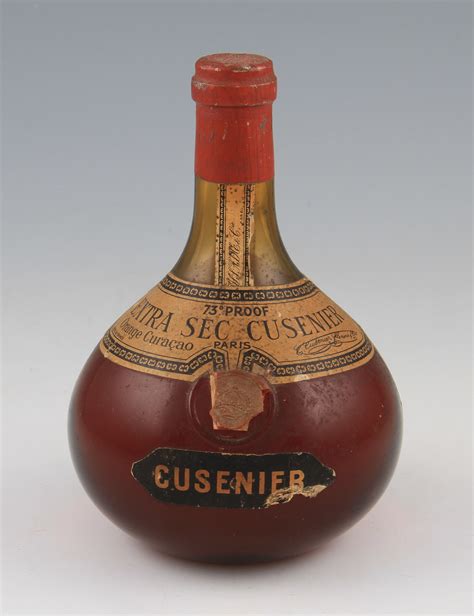 cusenier extra sec orange curacao  bottling  proof