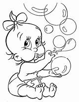 Coloring Baby Pages Kids Printable Kleurplaat Cartoons sketch template