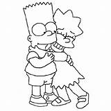 Simpsons Cartoons sketch template