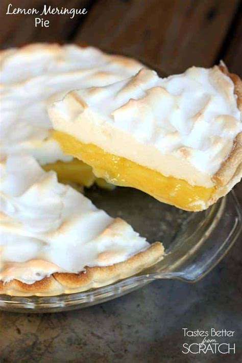 lemon meringue pie tastes   scratch