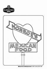 Diner Albuquerque Monroe sketch template