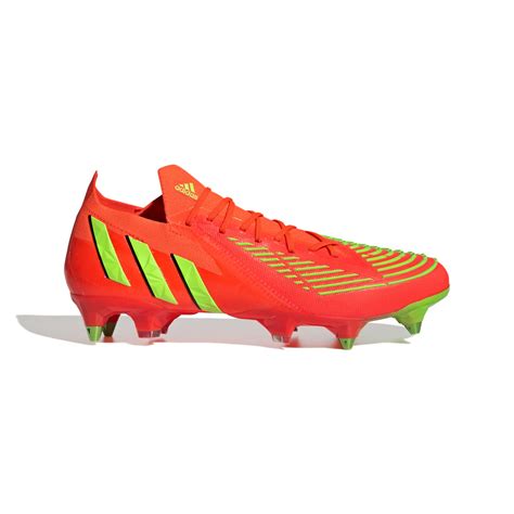 adidas predator edge ijzeren nop voetbalschoenen sg rood groen zwart