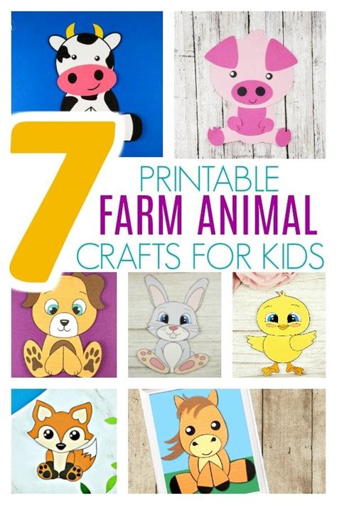 printable farm animal cutouts