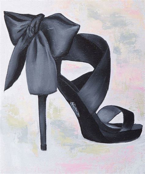 marinych black shoe   print  canvas overstockartcom