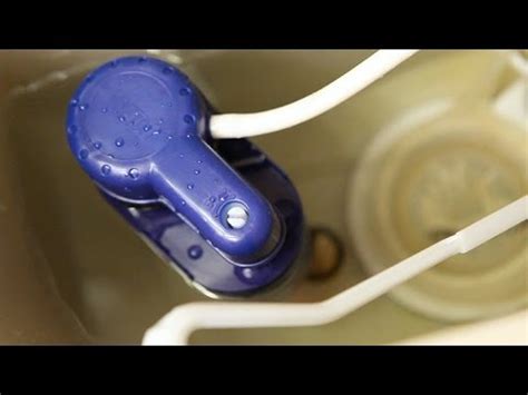 adjusting  toilet fill valve youtube