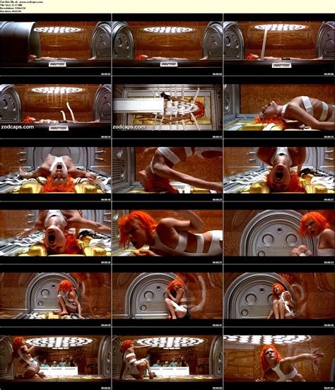 milla jovovich nuda ~30 anni in the fifth element