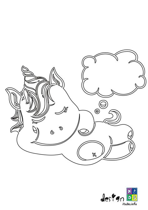 sleeping unicorn coloring page coloring pages source