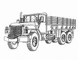 Truck Coloring Pages Army Military Sheet Boys Drawing Print Kids Color Sheets Trucks Vehicle Vehicles Printable Tanks Popular Monster Uss sketch template