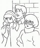 Scooby Velma Colouring Coloringhome sketch template