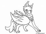 Griffin Coloring Pages Template Gryphon sketch template