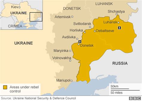 Five Ukraine Troops Die In Heavy Fighting With Luhansk Rebels Bbc News