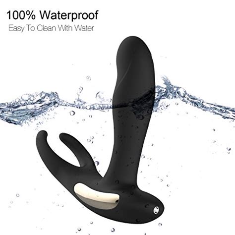 Heating Prostate Vibrating Massager Dual Motors Waterproof Wireless