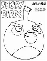 Angry Coloring Birds Pages Bird Blackbird Printable Angrybirds Color Space Kids Halloween Colouring Print Pharmacy Fun Getdrawings Crafts Choose Board sketch template