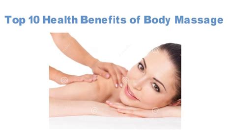 top 10 health benefits of body massage youtube