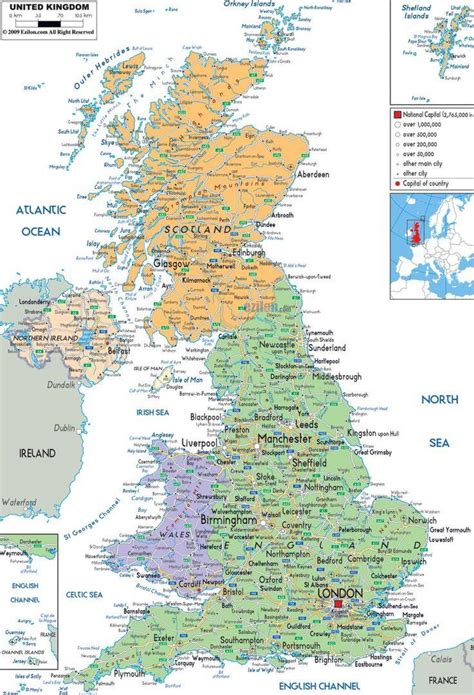 map  great britain show map  great britain northern europe europe