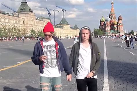 this is what happens when two men hold hands in russia