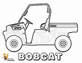 Coloring Bobcat Construction Yescoloring sketch template