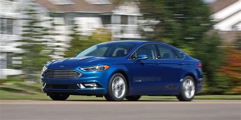 ford fusion hybrid test review car  driver